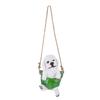High Simulation Resin Garden Landscape Animal Swing Dog Lawn  Figurine Decoration Craft