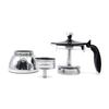 4/6 Cups Visible Moka Pot Stainless Steel Espresso Italian Coffee Machine  Induction Cooker