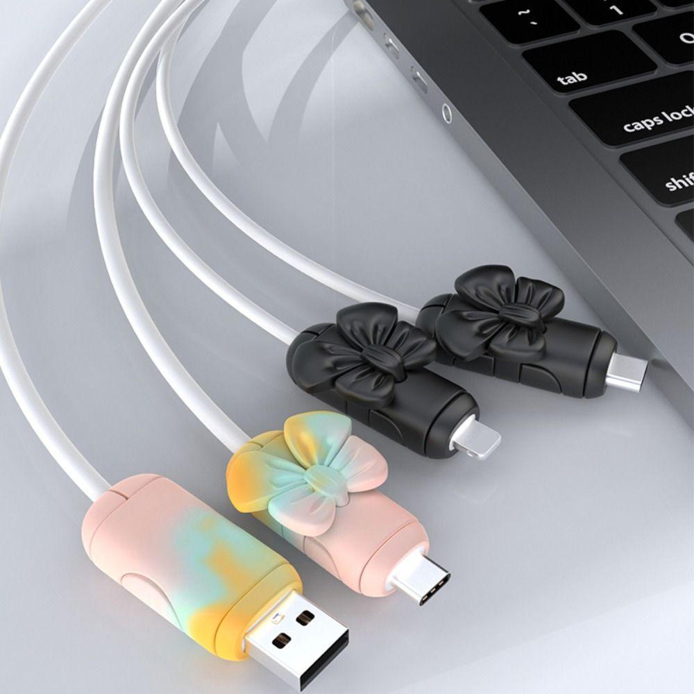 Зарядное устройство, защитный чехол для кабеля зарядного устройства, силиконовый чехол для Samsung/Huawei/Xiaomi