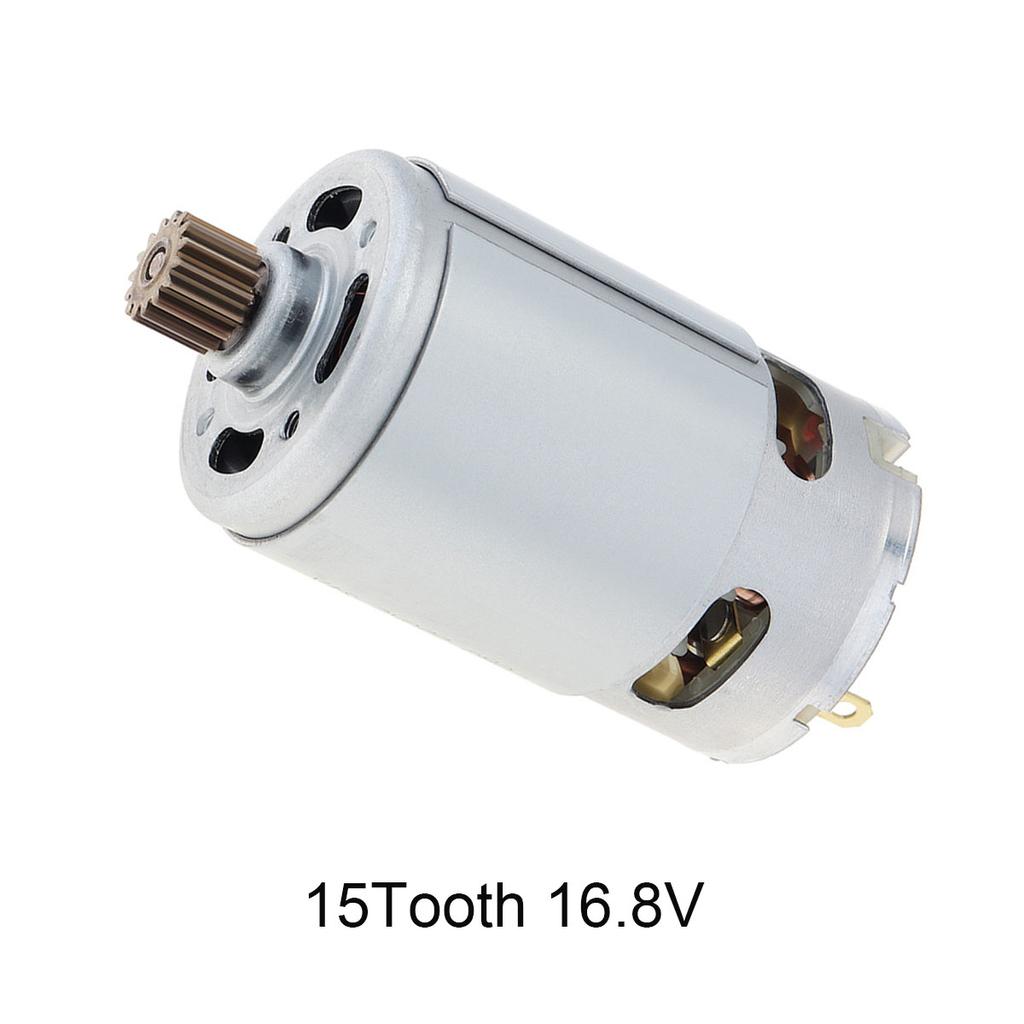 RS550 15 зубьев двигатель постоянного тока 10,8/12/14,4/16,8/18/21/25 В высокоскоростной литиевый двигатель для дрели для аккумуляторной дрели, электрической пилы, электрической отвертки