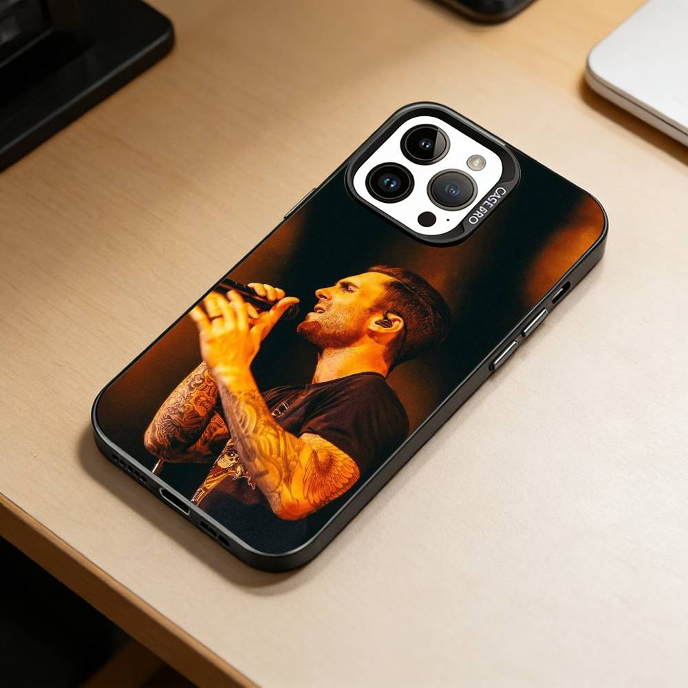 Чехол для телефона M-Maroon 5 для iPhone 17,16,15,14,13,12,11 Plus,Pro Max,XS, Цветной Серебристый Черный Чехол