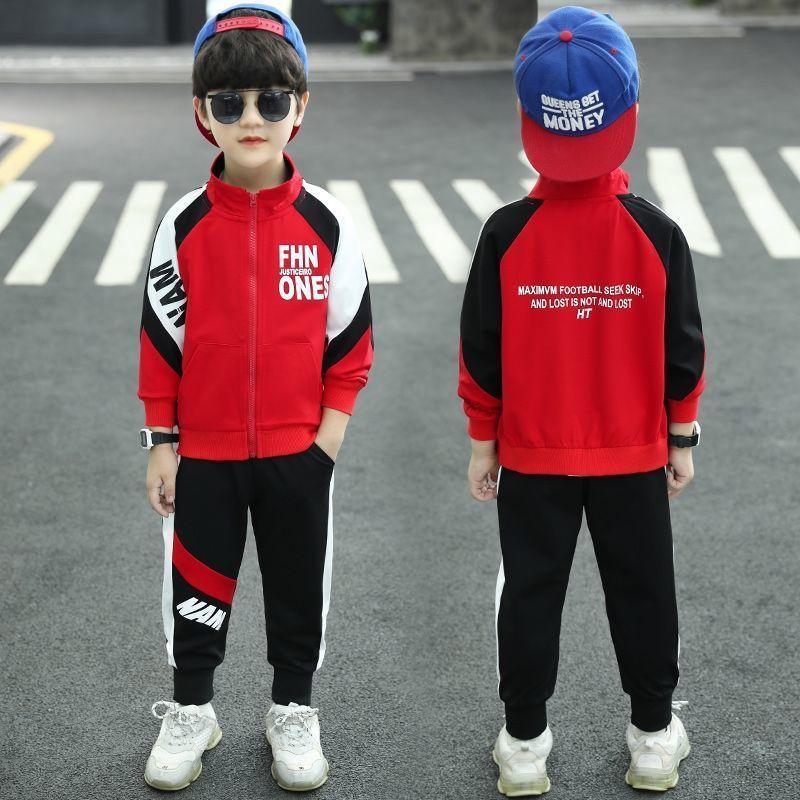 Boys Clothing Spring Autumn Long Sleeve Sets Teenagers Children Sports Clothing