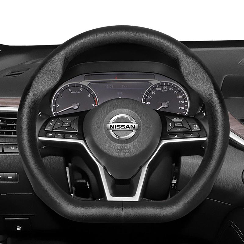 BGU1 For Nissan D-Shaped Steering Wheel Cover Ultra-Thin Micro Fiber Leather Sylphy Sentra Altima Teana Qashqai Xtrail Kicks Rogue