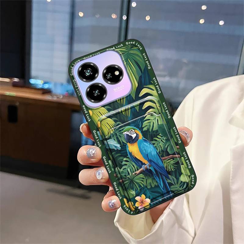 Мультяшный грязеотталкивающий чехол для телефона ZTE Blade V60 Design/Axon 60 Lite, полная защита, граффити, защитная крышка, слот для карты