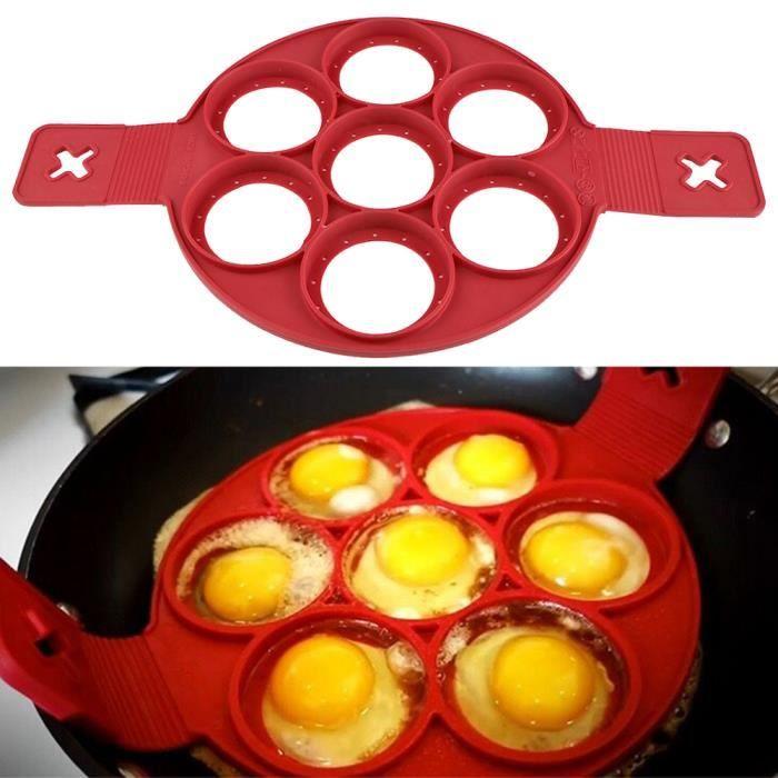 Cake Molds - Magic - Silicone - 7 Pieces - Non-stick - Red