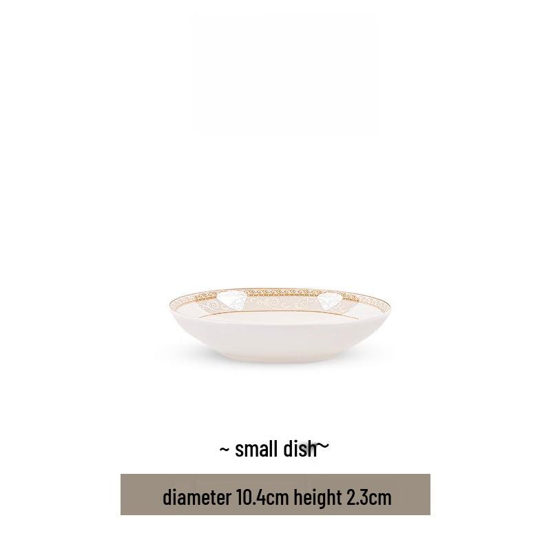 Роскошная керамическая обеденная тарелка Цзиндэчжэнь