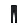 Solid Color Straight Leg Woven Casual Pants Women Bottoms Deep-Black A11W347802F-BK