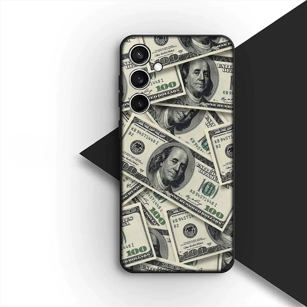 Casing for Motorola Moto G55 G45 G75 G85 G35 Edge 50 30 Fusion 40 NEO Ultra Pro Phone Cover Soft Case Money 100 D-Dollars 1