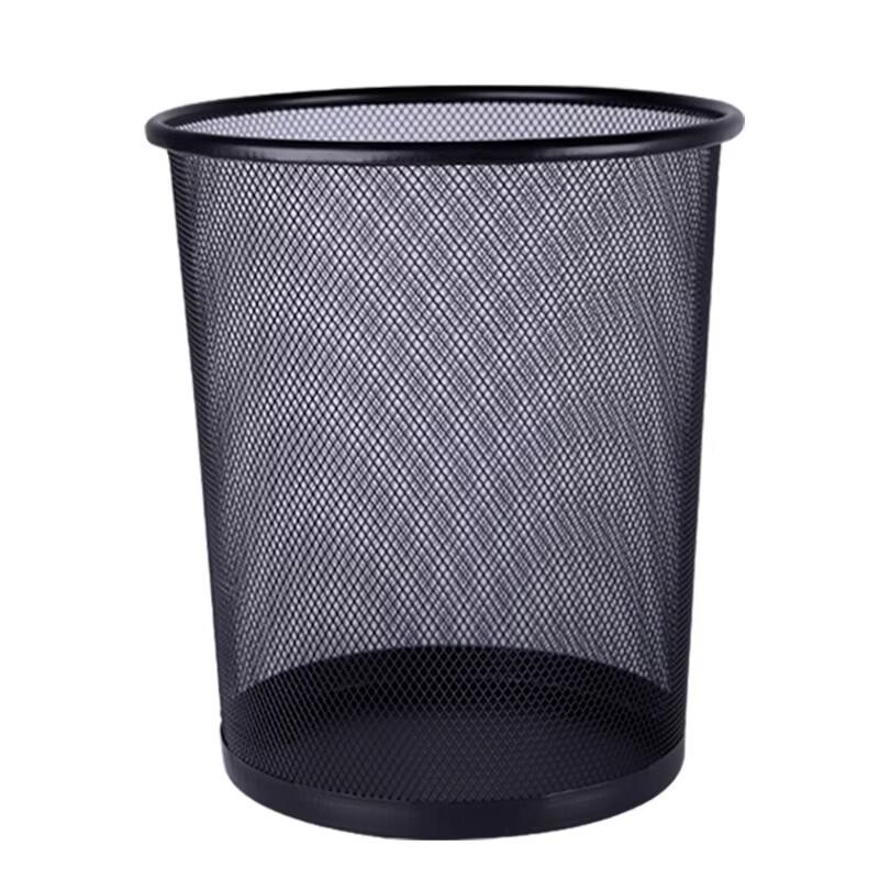 Yuzhuxun 18L Silver Metal Mesh Trash Cans, Set of 5