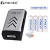PALO 4pcs 1.2V Ni-mh AA 3000mAh Rechargeable Battery + NEW LCD USB Smart Fast Charger
