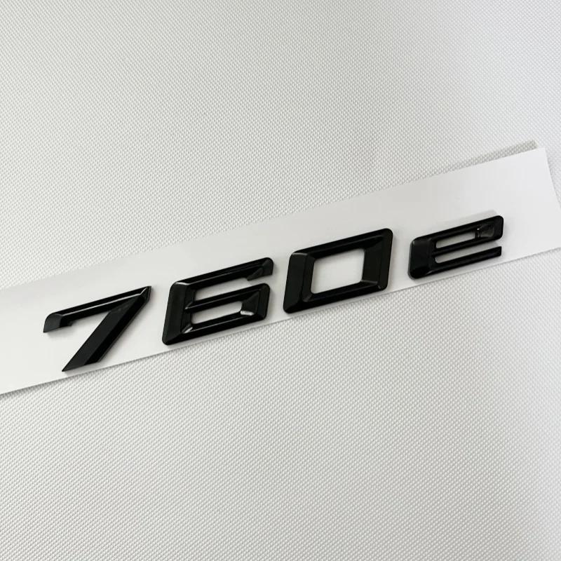 3D ABS Car Trunk Words Letters Logo Badge Emblem Decals Sticker For BMW 7 Series 730e 740e 745e 750e 760e F01 F02 G11 G12 uw2