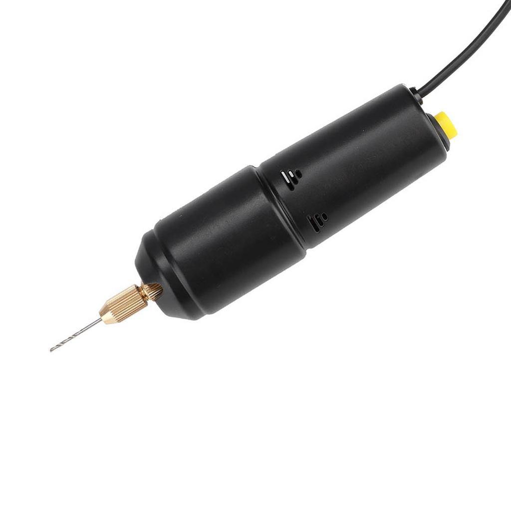 Дрель, Пеналь-дрель, Маленький USB-цилиндр с 3 5V сверлами, Высокая скорость, Удобный захват для пластика, бумажных листов и дерева