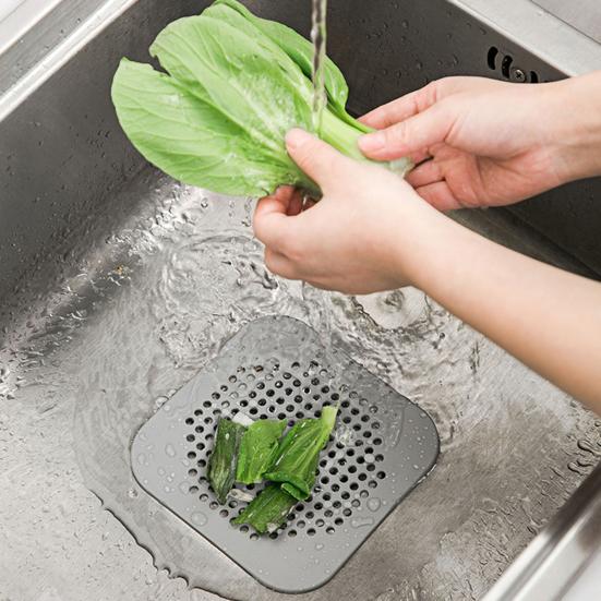 Floor Drain Cover Good Sealing Anti-clogging Suction-up Design Kitchen Floor Deodorant Pad Hair Stopper Bathroom Accessories