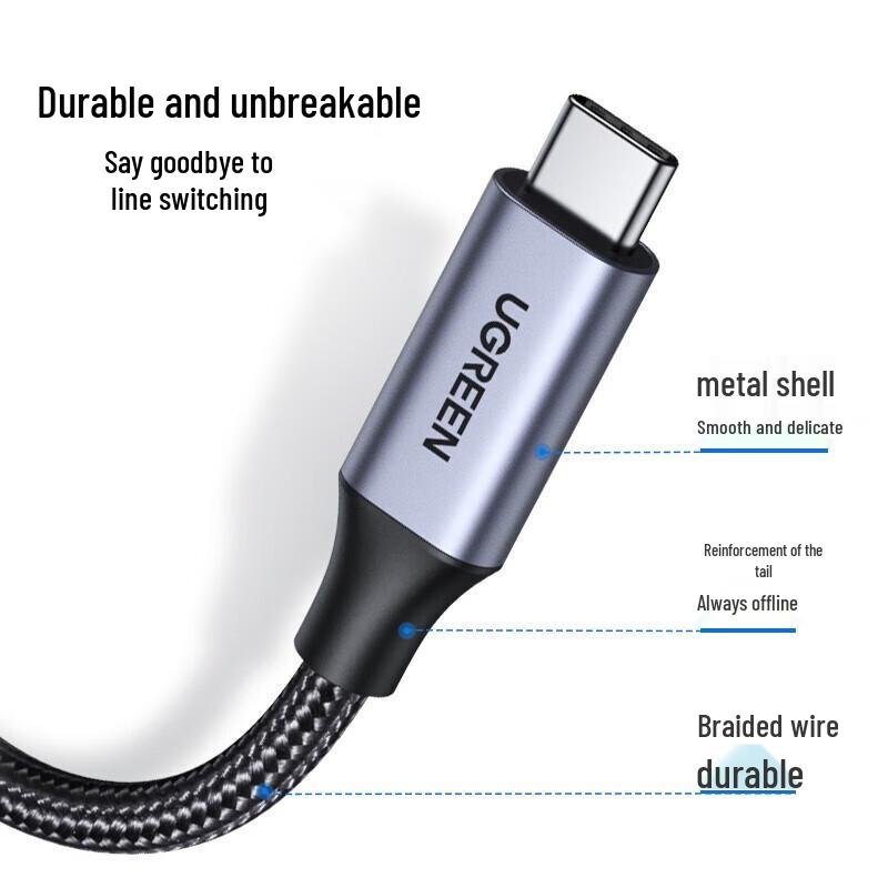 Удлинительный кабель USB-C Ugreen US372