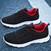 2024 Spring Men's Casual Shoes Light Sneaker Black Plus Size 38-46 Outdoor Breathable Mesh Fashion Sports Running Tennis Shoes