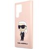 Karl Lagerfeld Klhcs23Lsnikbcp Sam S23 Ultra S918 Hardcase Różowy/Pink Silicone Ikonik