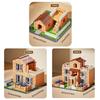 Multicolor Simulation Brick Houses Kit Plastic Assemble Toy  Educational Toy