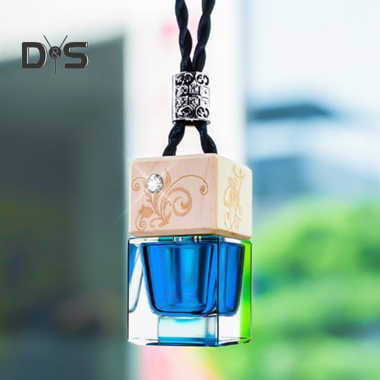 Автомобильный парфюмерный кулон, долговечный аромат, декоративное стекло, автомобильный парфюмерный декор для бодрящего вождения