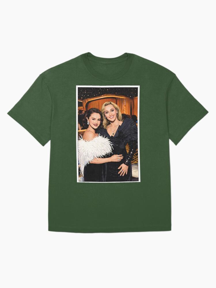 Selena and Miley Golden Globes (fan art) Oversized T-Shirt