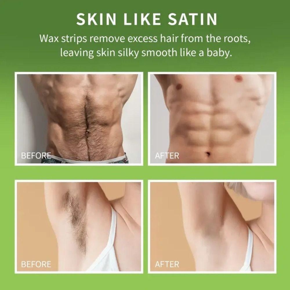 10 листов депиляции, двухсторонняя холодная вощеная бумага, пластырь для депиляции тела, шеи, рук, ног