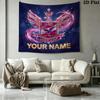 Custom Name Al Ahly SC2Printed Tapestry – Wall Hanging for Bedrooms, Dorms, and Home Decor