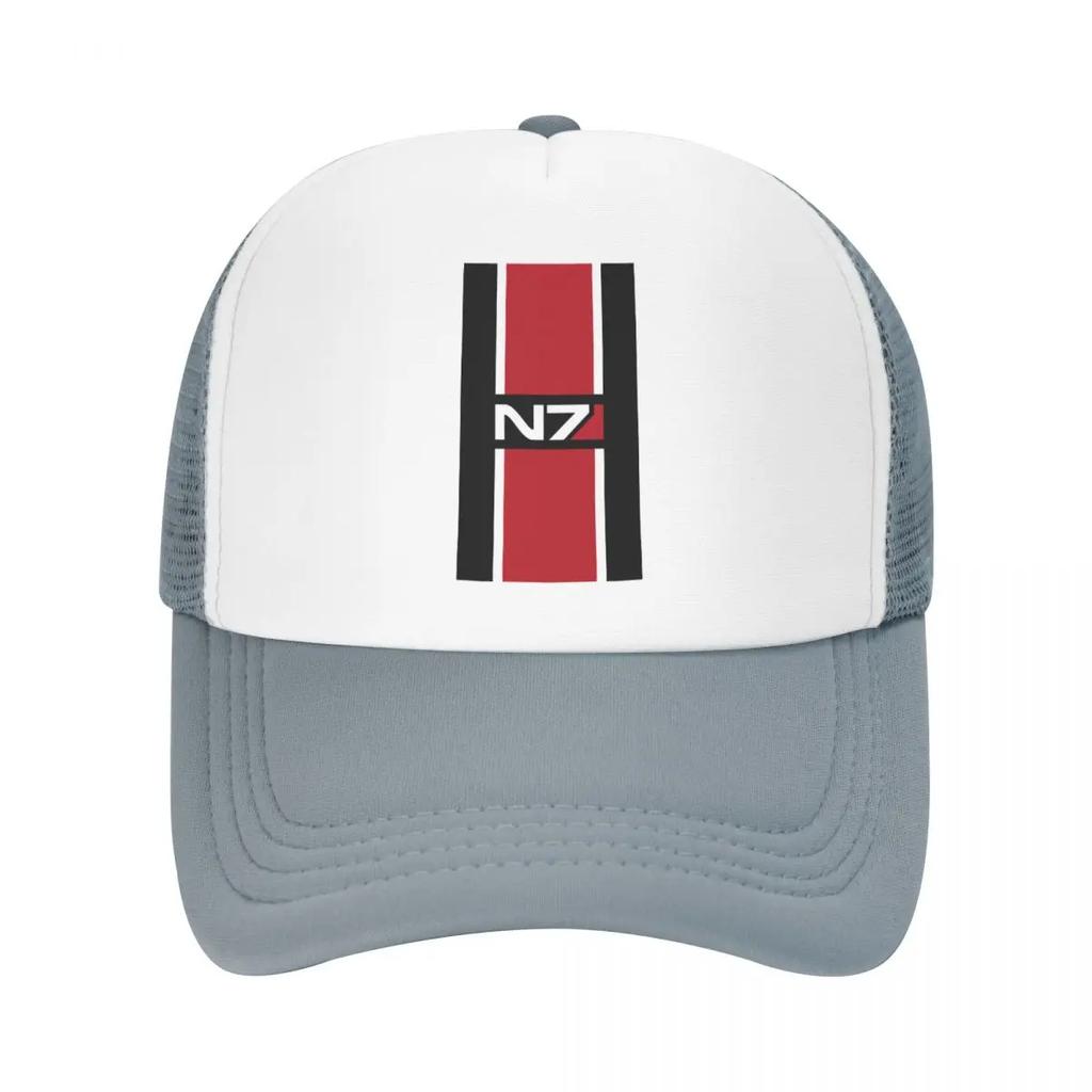 Индивидуальная панк-бейсболка Mass Effect N для женщин, унисекс, регулируемая, кепка-тракер по видеоиграм, защита от солнца, снэпбэк