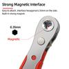 Telescopic Screwdriver Magnetic Bits Drivers Set Adjustable Ratchet Wrench Dual-Purpose Spanner Handle Socket Repair Hand Tools