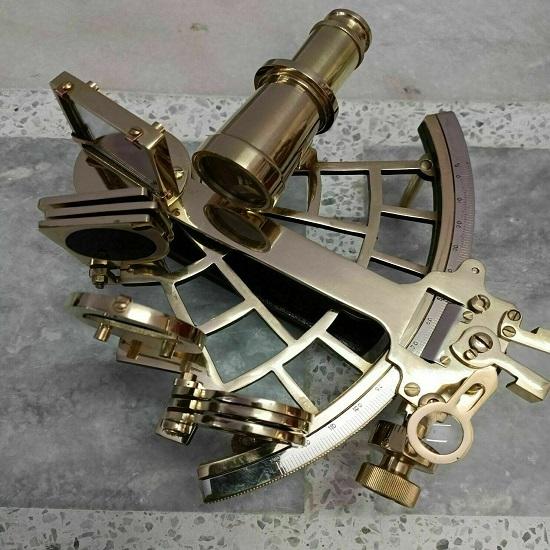 Латунный секстант навигационный рабочий секстант морской 22,86 см