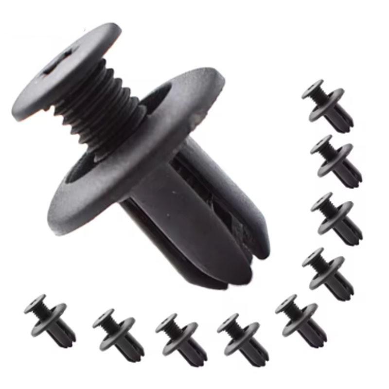 Hyundai Kia 8mm Plastic Screw-Mudguard Fasteners Clips for ix25/ix35
