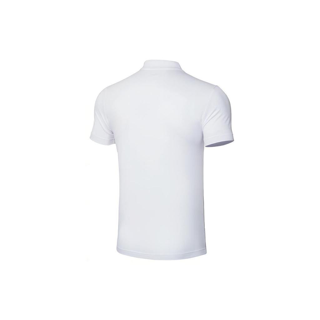 Li Ning Training Series Sports Breathable Short Sleeve Polo Shirt Men Polo Shirts White APLR005-2