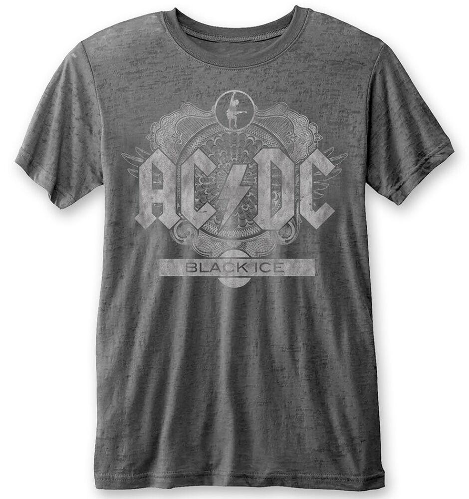 Ac Dc Black Ice Burnout Unisex T-Shirt