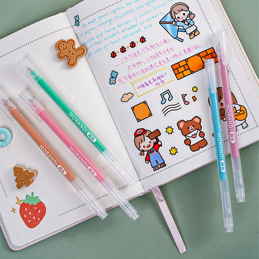 9 шт./кор. набор цветных гелевых ручек Morandi 0,5 мм чернильная ручка для письма для студентов школьные принадлежности канцелярские принадлежности