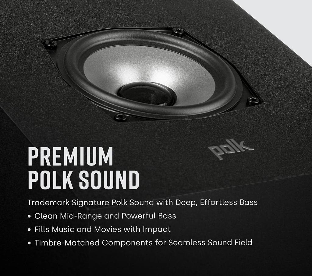 Модуль высоты монитора POLK AUDIO серии XT, матовый черный, MXT90, комплект (1 2)