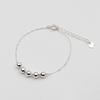 [As Little] Silver Chain Bracelet Silver 925 Cable Ball Point