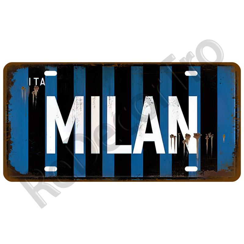 Винтажная жестяная вывеска для бара, паба, клуба, пещеры, настенное украшение, калифорнийская жестяная пластина, табличка, Мадрид, Париж, декор, металлический знак города