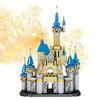 513 шт., романтический фейерверк, замок, строительные блоки, креативный город, вид на улицу, сказочный замок принцессы, модель кирпича, Рождественский подарок
