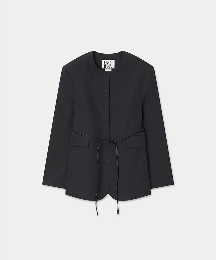 LOVENTINA Le Line Jacket_Charcoal