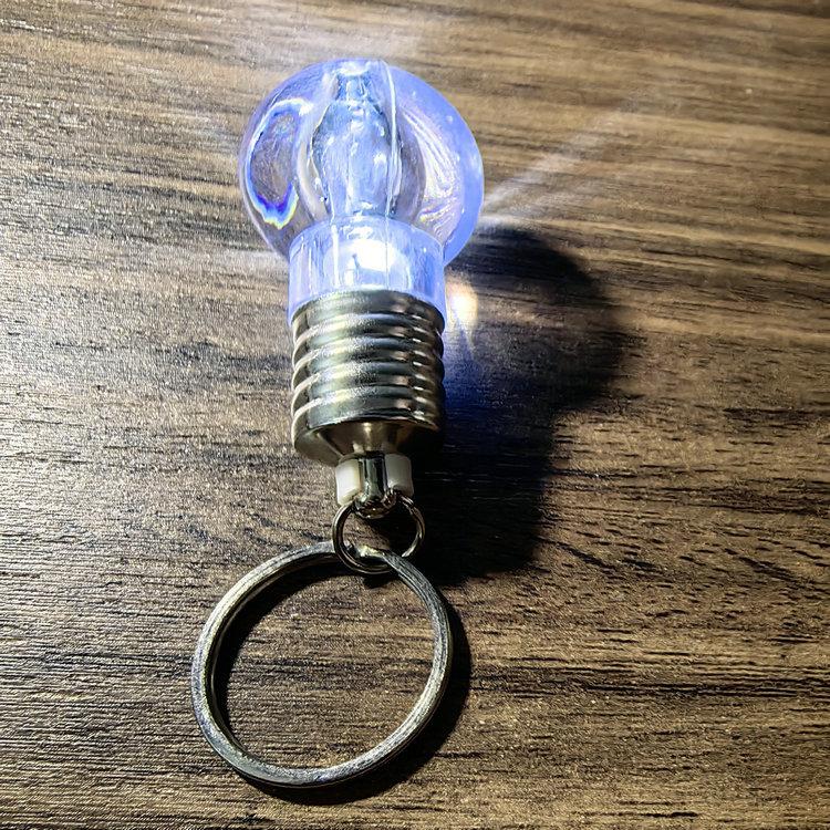Модный красочный меняющийся светодиодный фонарик, мини-светящаяся лампа, брелок для ключей, креативные игрушки, подарок