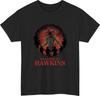Hawkins Horror TShirt Retro Monster Graphic Tee Dark SciFi Shirt
