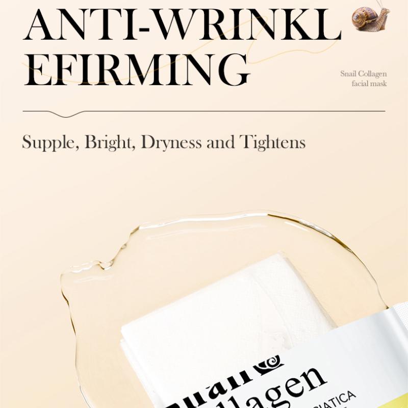 Маска с улиткой SADOER Collagen Anti-Wrinkle Firming Fine Skin Mask