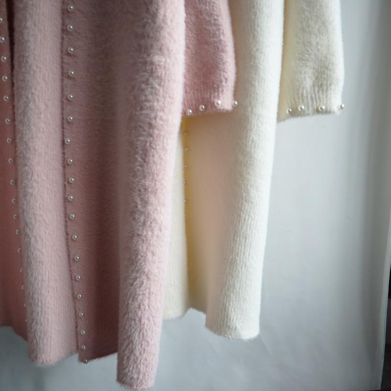 Women S Long Knit Cardigan Coat Beaded Loose Plus Size Autumn Winter Outerwear