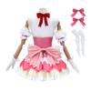 Аниме Косплей персонажа Man-In-The-Road Magic Girl Маленький круглый Косплей Костюм Театральная версия Ведьма Ночь на Небесах Канаме Мадока Косплей Костюм