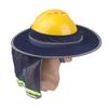 Hard Hat Sun Neck Shield Summer Helmet Mesh Sunshade High Visibility Reflective Hard Hat Shade For Outdoor Construction Worker