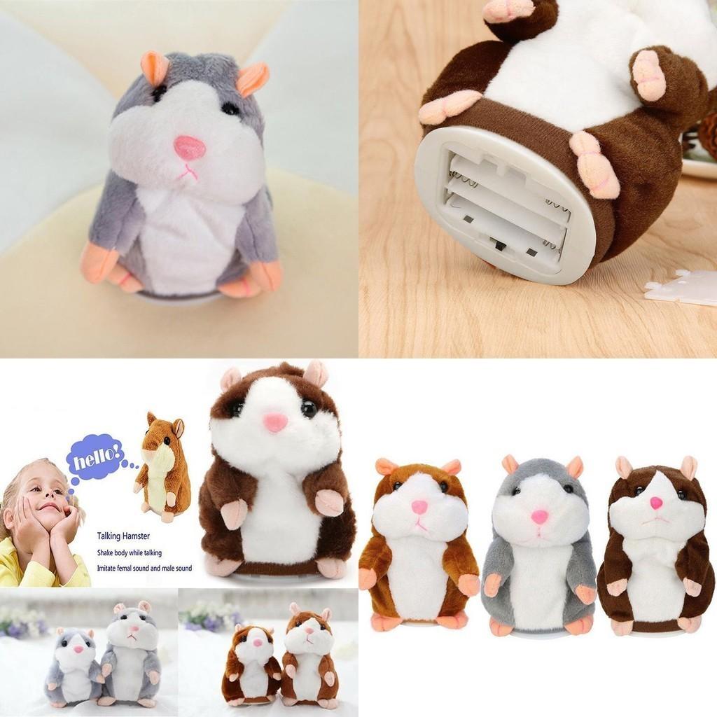 Милый говорящий хомяк, питомец, плюшевая игрушка для детей, игрушка для записи звука | 15/18см