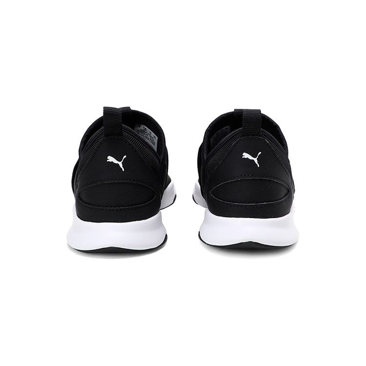 Puma Dare Удобная ткань Амортизация Прочные Легкие Низкие Марафоновые кроссовки Унисекс кроссовки Черный Серый Белый 363699-01