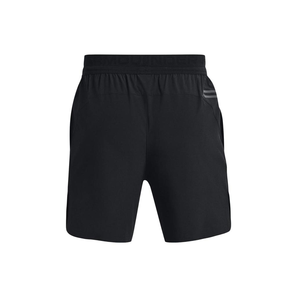 Under Armour Solid Color Woven Sports Shorts Men Bottoms Black 1376788-001