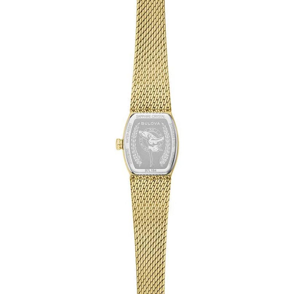 BULOVA Классические женские часы Goddess of Time с зеленым циферблатом 97L184