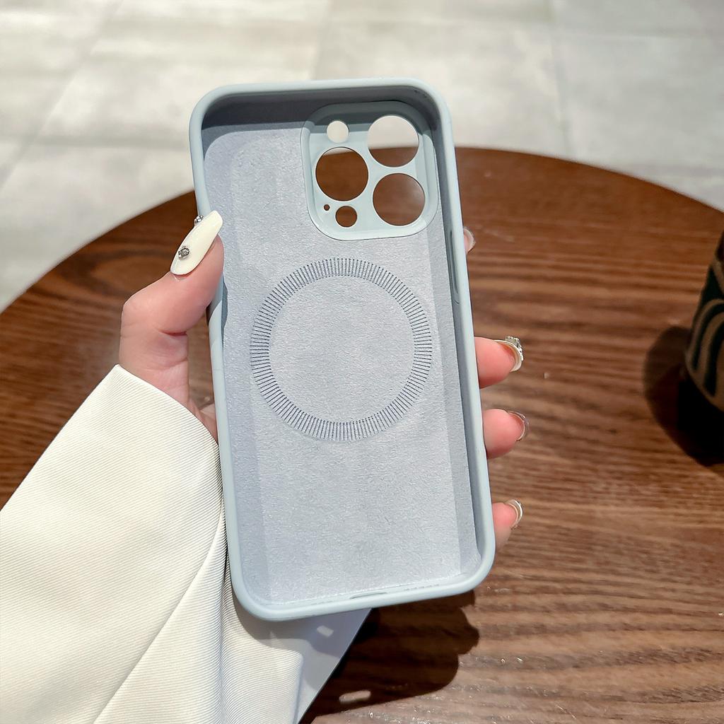 Применимо к iPhone11PRO настоящий жидкий силиконовый чехол для мобильного телефона Apple 11 магнитный magsafe всесторонний 11 защитный чехол
