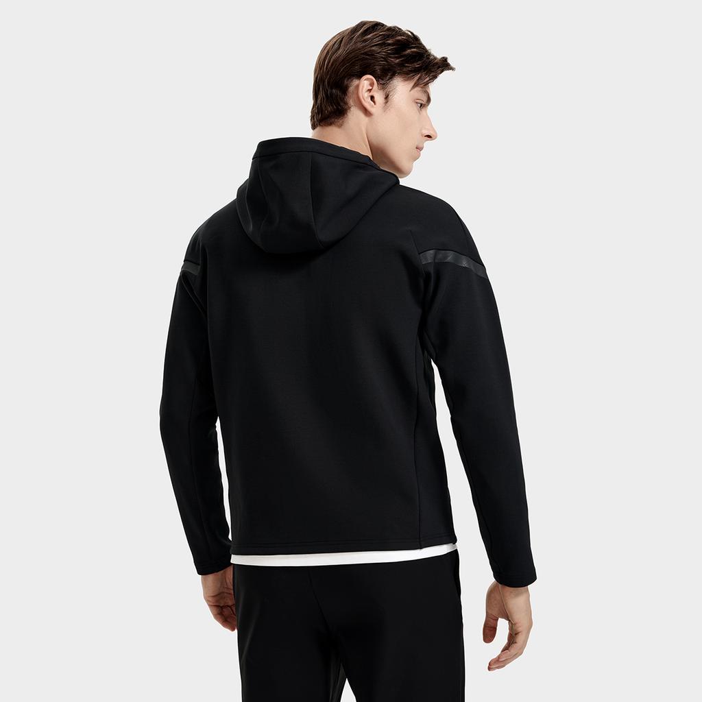 FILA Jackets Men's Pitch Black Hooded Moderate Other A11M311506FBK