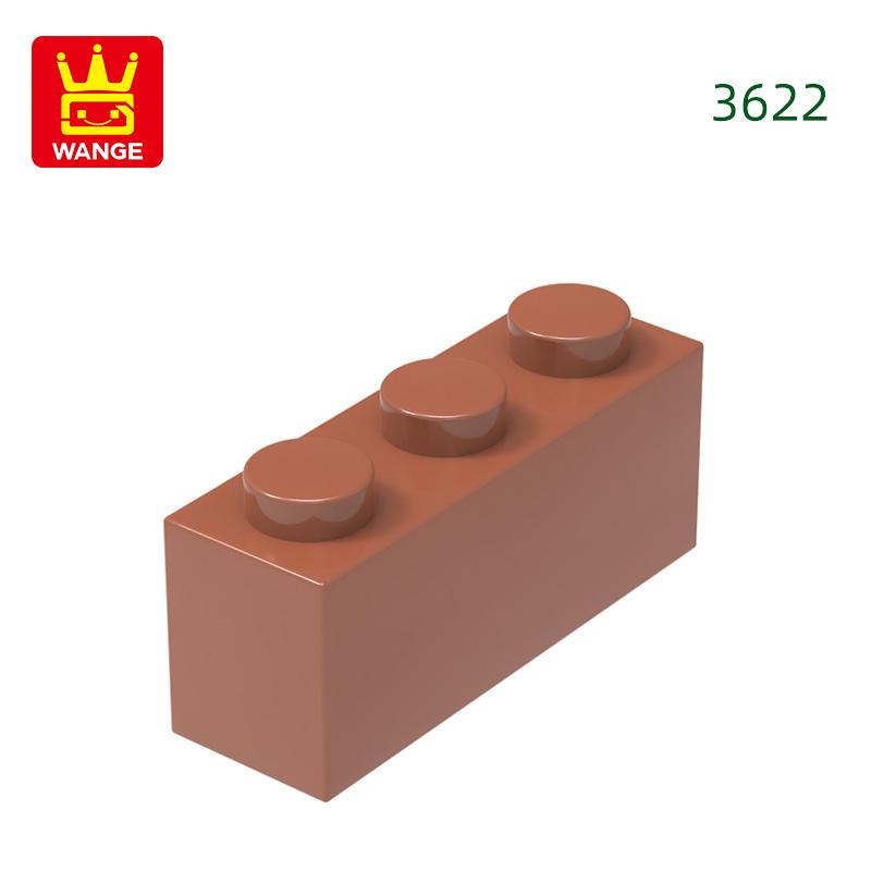 Нетоксичный 85 шт./лот 3622 1x3 точки Строительный блок Moc Классические аксессуары Совместим с Кирпич Детские игрушки Подарочная коробка